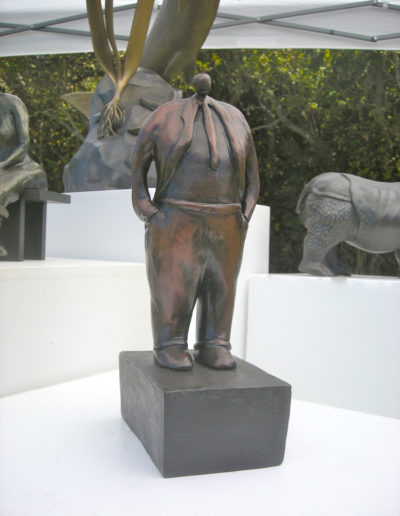Sold Sculpture by Artist Louise Monfette titled Businessman