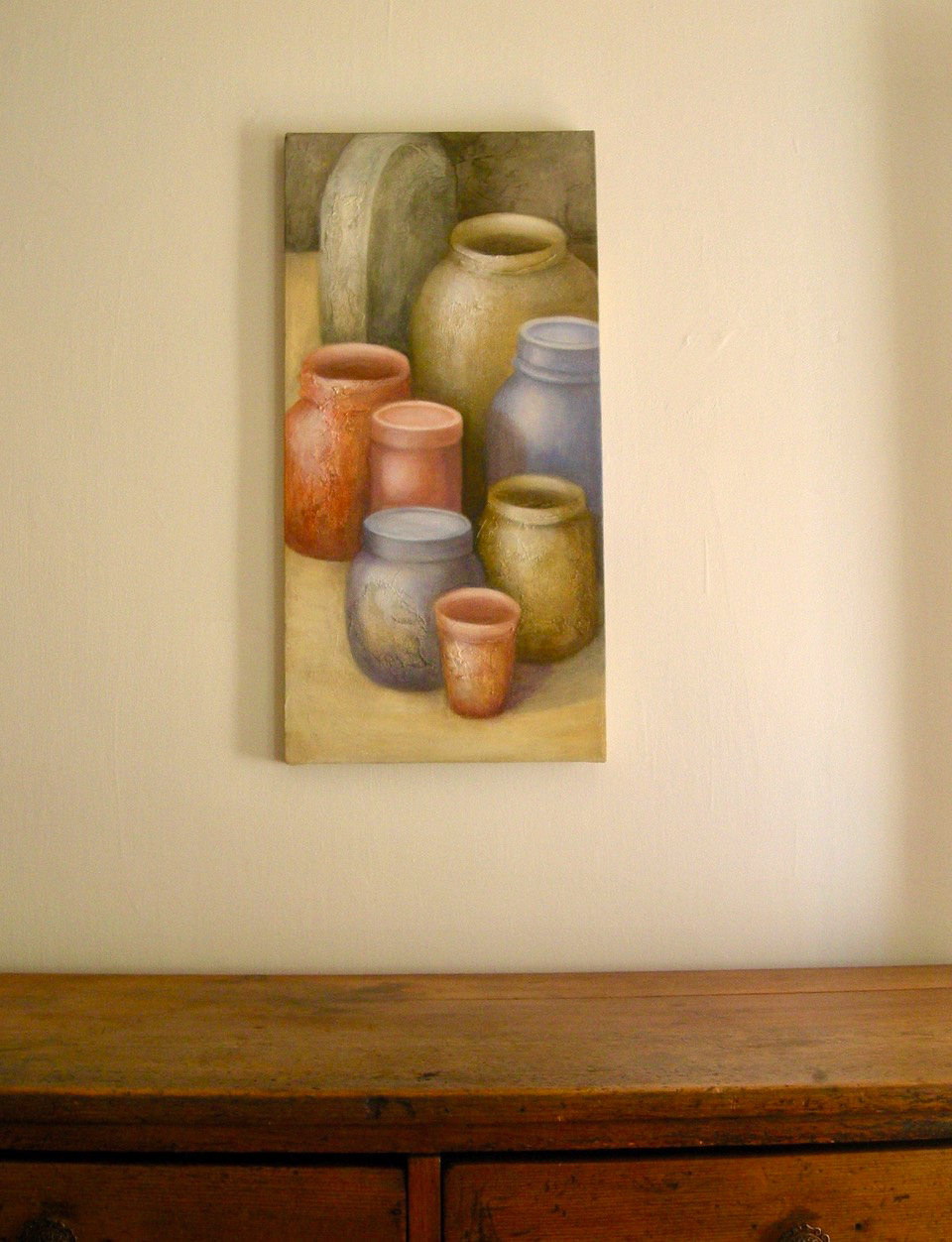Home Decor with Painting by Artist Louise Monfette titled Ode to a Jar