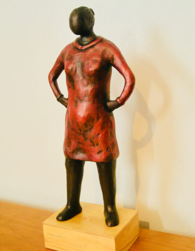 Sculpture by Artist Louise Monfette titled Don't Tell Me What To Do