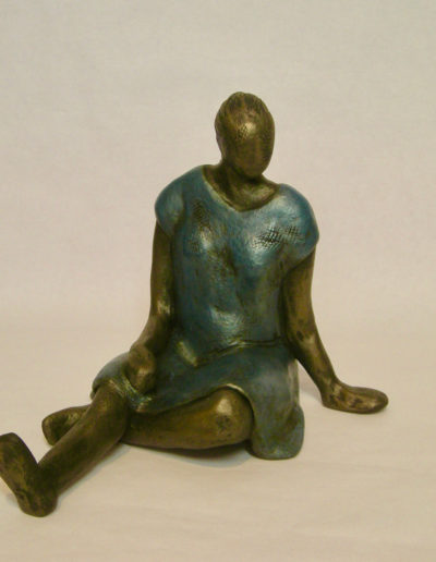Sculpture by Artist Louise Monfette titled Friend