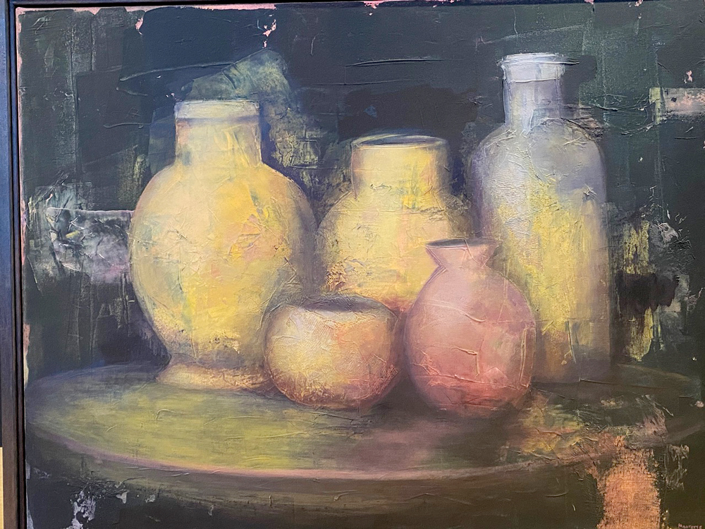 Painting by Victoria Artist Louise Monfette titled Ode to a Jar #4