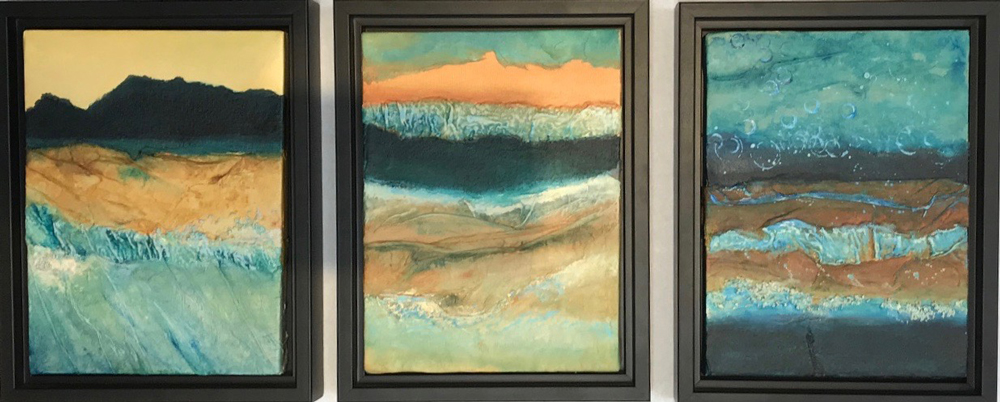 Painting by Artist Louise Monfette titled Seascapes